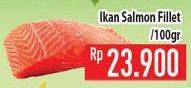 Promo Harga Salmon Fillet per 100 gr - Hypermart