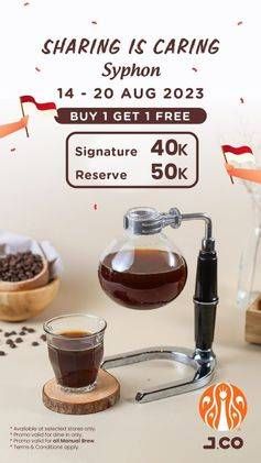 Promo Harga Buy 1 Get 1 Free  - JCO