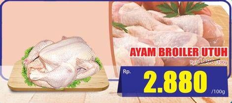 Promo Harga Ayam Broiler per 100 gr - Hari Hari