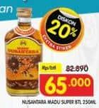 Promo Harga Madu Nusantara Madu Super 250 ml - Superindo