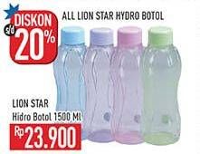 Promo Harga Lion Star Hydro Bottle 1500 ml - Hypermart