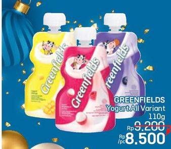 Promo Harga Greenfields Yogurt Squeeze All Variants 80 gr - LotteMart