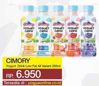 Promo Harga CIMORY Yogurt Drink Low Fat All Variants 250 ml - Yogya