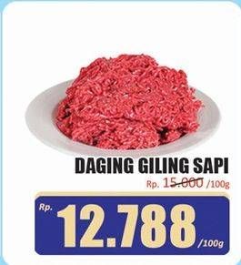 Promo Harga Daging Giling Sapi per 100 gr - Hari Hari