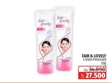 Promo Harga Glow & Lovely (fair & Lovely) Multivitamin Cream 50 gr - Lotte Grosir