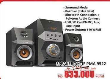 Promo Harga Polytron Bluetooth Speaker Multimedia Karaoke PMA 9522  - Hari Hari