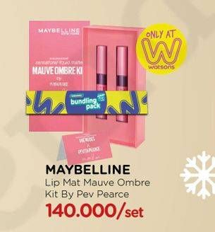 Promo Harga MAYBELLINE Lip Matte Mauve Ombre  - Watsons