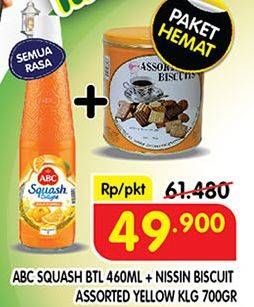 ABC Squash 460 mL + NISSIN Assorted Biscuit 700 g