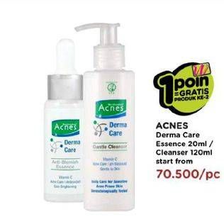 Promo Harga ACNES Derma Care Anti Blemish Essence 20ml / Cleanser 120ml  - Watsons