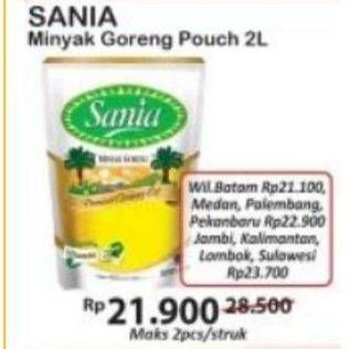 Promo Harga Sania Minyak Goreng 2000 ml - Indomaret