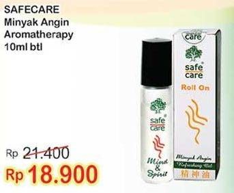 Promo Harga SAFE CARE Minyak Angin Aroma Therapy 10 ml - Indomaret