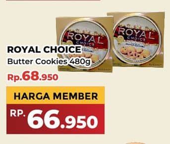 Promo Harga Danish Royal Choice Butter Cookies 480 gr - Yogya