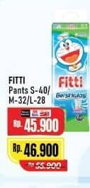 Promo Harga Fitti Pants S40, M32, L28 28 pcs - Alfamart