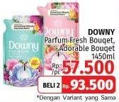 Promo Harga Downy Premium Parfum Adorable Bouquet, Fresh Bouquet 1450 ml - LotteMart