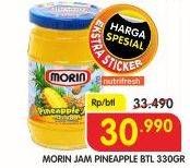 Promo Harga MORIN Jam Pineapple 330 gr - Superindo