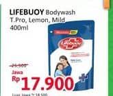 Promo Harga Lifebuoy Body Wash Lemon Fresh, Mild Care, Total 10 400 ml - Alfamidi