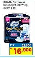 Promo Harga Charm Safe Night Wing 35cm 12 pcs - Indomaret