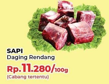 Promo Harga Daging Rendang Sapi Sapi per 100 gr - Yogya