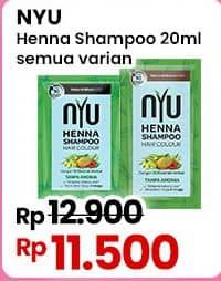 Promo Harga NYU Henna Shampoo Hair Colour All Variants 20 ml - Indomaret