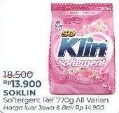 Promo Harga SO KLIN Softergent Rossy Pink 770 gr - Alfamart