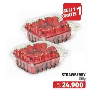 Promo Harga Strawberry 250 gr - Lotte Grosir
