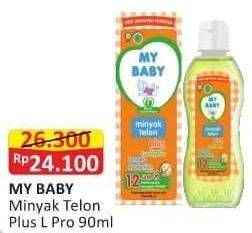 Promo Harga MY BABY Minyak Telon Plus Longer Protection 90 ml - Alfamart