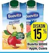 Promo Harga Buavita Fresh Juice Apple, Guava 500 ml - Hypermart