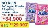 Promo Harga SO KLIN Softergent All Variants 1800 gr - Indomaret