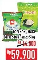 Promo Harga Topi Koki / Hoki Beras Setra Ramos 5kg  - Hypermart