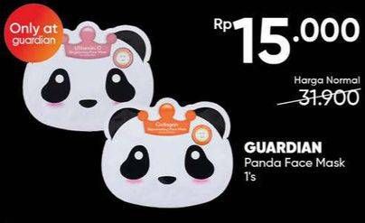 Promo Harga GUARDIAN Panda Mask Collagen, Vit C  - Guardian