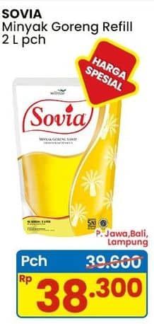 Promo Harga Sovia Minyak Goreng 2000 ml - Indomaret
