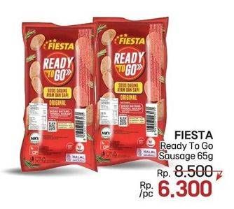 Promo Harga Fiesta Ready To Go Sausage 65 gr - LotteMart
