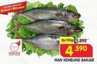 Promo Harga Ikan Kembung Banjar per 100 gr - Superindo