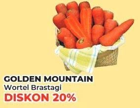 Promo Harga Golden Mountain Wortel Berastagi per 100 gr - Yogya