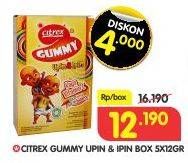 Promo Harga CITREX Gummy Upin Ipin Box 5 pcs - Superindo