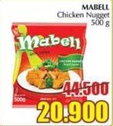 Promo Harga MABELL Nugget 500 gr - Giant