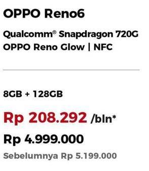 Promo Harga OPPO Reno 6  - Erafone