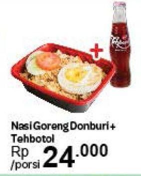 Promo Harga Paket Nasi Goreng Donburi + Tehbotol  - Carrefour