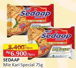 Promo Harga SEDAAP Mie Kuah Kari Spesial 75 gr - Alfamart