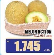 Promo Harga Melon Action per 100 gr - Hari Hari