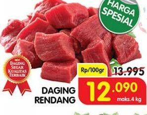 Promo Harga Daging Rendang Sapi per 100 gr - Superindo