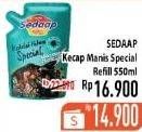 Promo Harga SEDAAP Kecap Manis Kedelai Hitam Special 550 ml - Hypermart