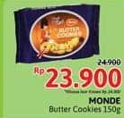 Promo Harga Monde Butter Cookies 150 gr - Alfamidi