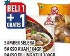 Promo Harga Sumber Selera Bakso Sapi Kuah, Keju 104 gr - Hypermart