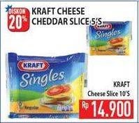 Promo Harga KRAFT Singles Cheese 10 pcs - Hypermart