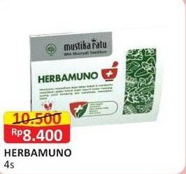 Promo Harga HERBAMUNO Immune Modulator 4 pcs - Alfamart