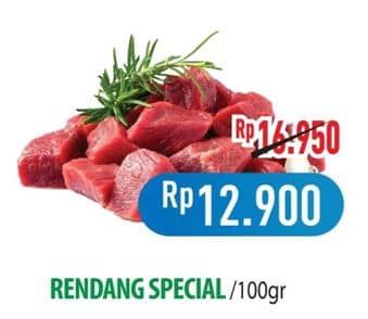 Promo Harga Daging Rendang Sapi Special per 100 gr - Hypermart