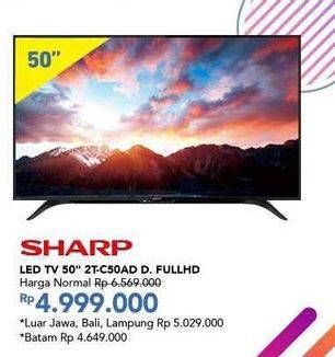 Promo Harga SHARP 2T-C50AD1i Full-HD 50"  - Carrefour