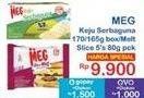 MEG Keju Serbaguna 170/165g box/ Melt Slice 5's 80g pck