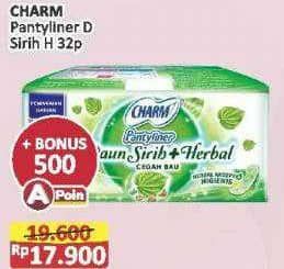 Charm Pantyliner Daun Sirih + Herbal